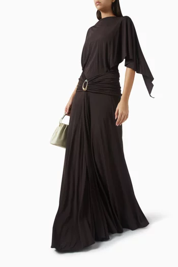 Stone Pin Cascade Skirt in Jersey