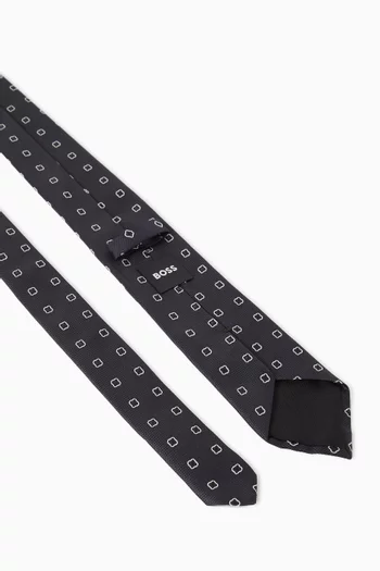 ربطة عنق بنقشة جاكار مزيج حرير