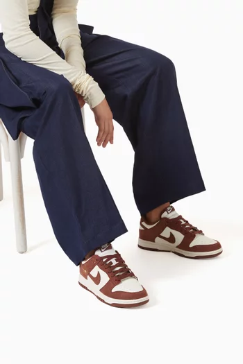 Dunk Low Sneakers in Leather