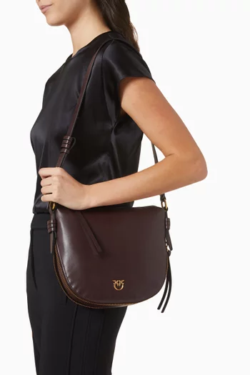 Mini Hobo Bag in Vitello Leather