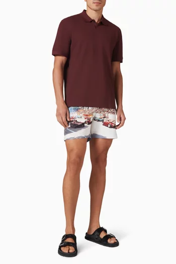 Bruno Polo T-shirt in Cotton-piqué