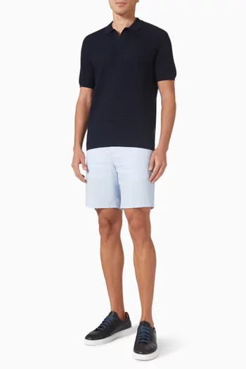 Roddy Polo T-shirt in Waffle-knit