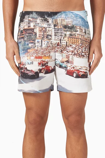 Bulldog Photographic Swim Shorts