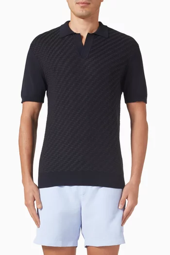 Horton Polo T-shirt in Jacquard-knit