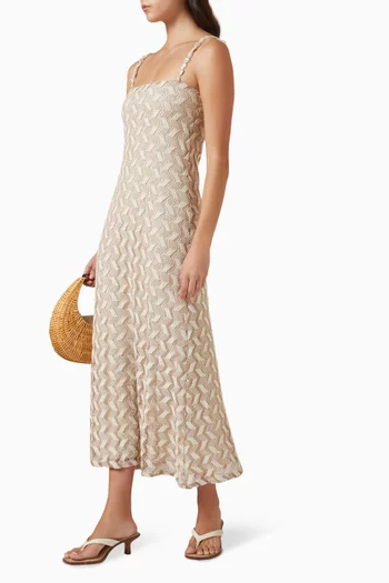 Oria Zigzag Knit Dress