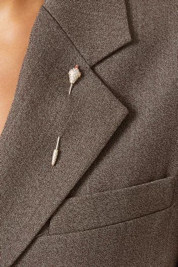 Python Pin in 9kt Gold & 18kt White Gold