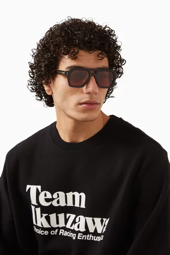 نظارة شمسية تيتسو بإطار أسيتات تيم إيكوزاوا × نيتيف سنز