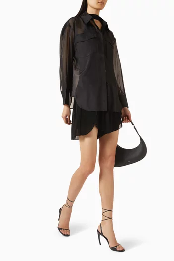 Mirage Shorts in Plissé-fabric