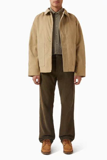 جاكيت اسبين مبطن قماش اويل سكين