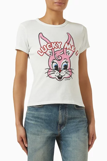 Cartoon T-shirt in Cotton-jersey