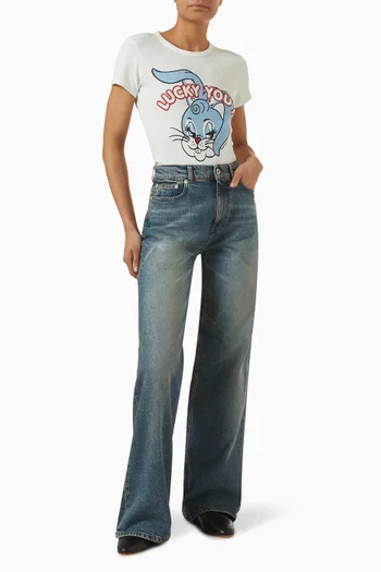 Cartoon T-shirt in Cotton-jersey