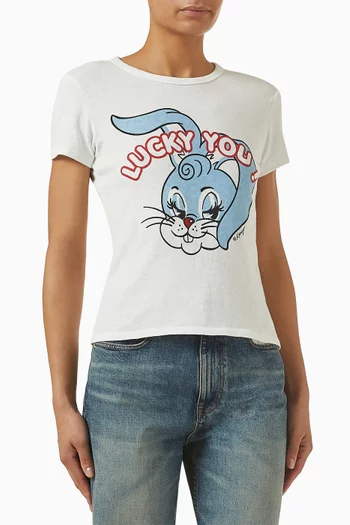 Cartoon T-shirt in Cotton-jersey