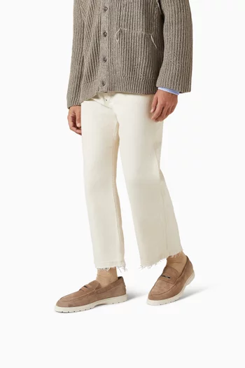 Loafers in Nubuck Leather