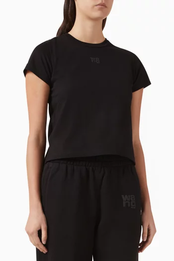 Puff-logo T-shirt in Jersey