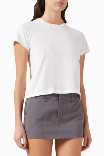 Puff-logo T-shirt in Jersey