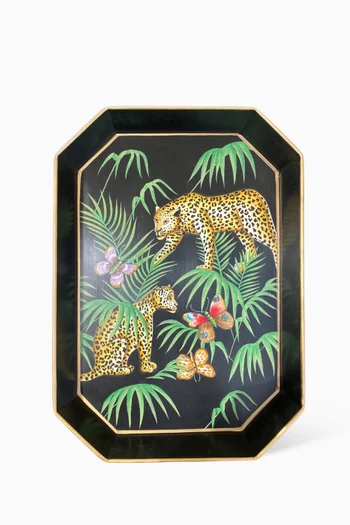 Animal Tray in Hand-painted Iron