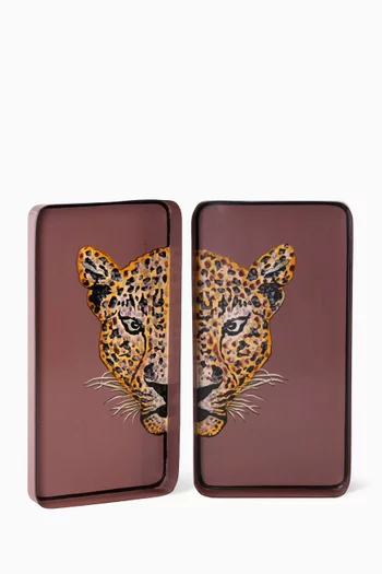 Animal Trays in Hand-painted Iron, Set of 2