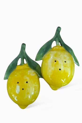 Lemon Salt & Pepper Shakers in Ceramic