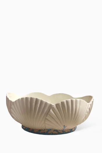 وعاء سلطة سان جاك خزف بطلاء يدوي