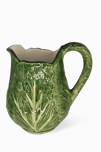 Radicchio Jug in Hand-painted Ceramic