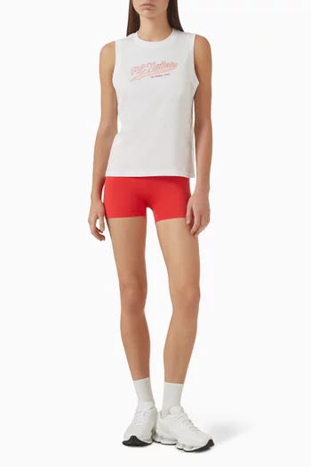 بلوزة فورميشن بلا أكمام قطن