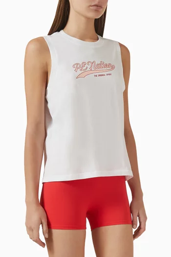 بلوزة فورميشن بلا أكمام قطن