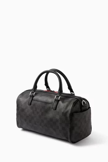 حقيبة دفل ميني بسمك قرش مرسوم يدويًا