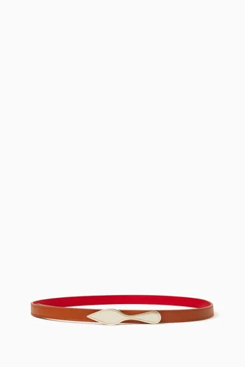 Bettina Reversible Belt in Calf Leather