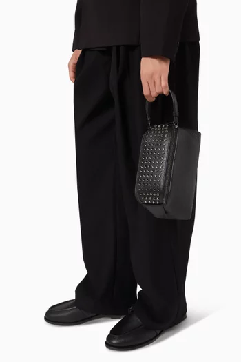 حقيبة فانكي برؤوس مدببة جلد