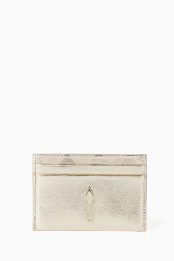Bettina Cardholder in Laminated Nappa