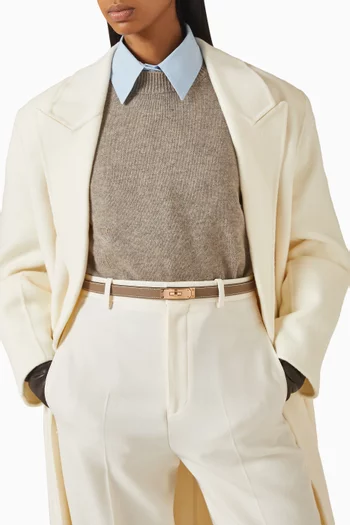 حزام كيلي جلد ايبسوم غير مستعمل