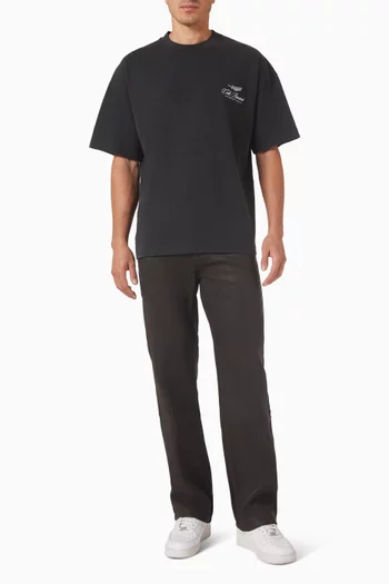 بنطال جينز دينم مطلٍ بالشمع