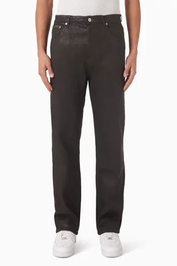 بنطال جينز دينم مطلٍ بالشمع