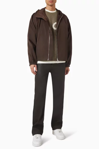 Hooded Windbreaker in Nylon