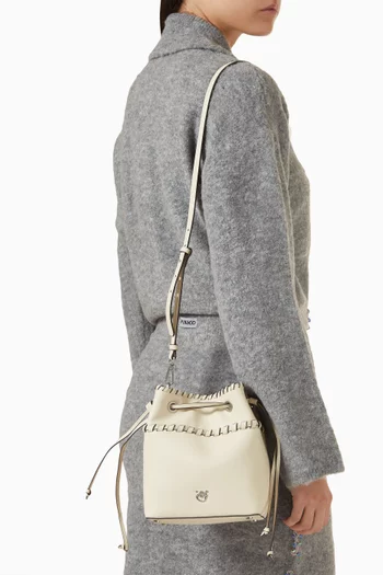 حقيبة باكيت ميني جلد