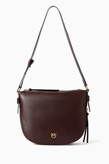 Hobo Zip-around Bag in Vitello Leather