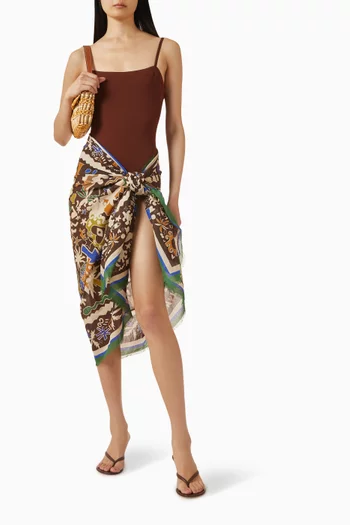 Maroc Printed Pareo in Organic Cotton