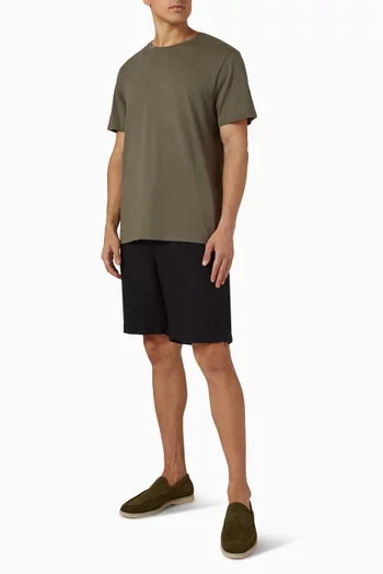 تي شيرت بفتحة رقبة مستديرة قطن بيما