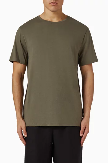 تي شيرت بفتحة رقبة مستديرة قطن بيما