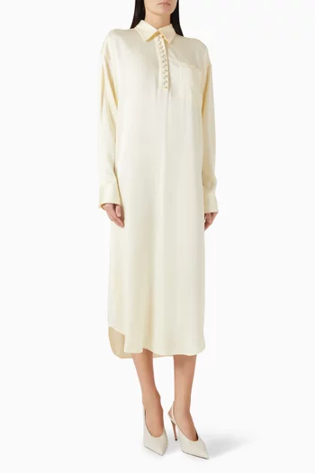 Embellished Shirt Dress