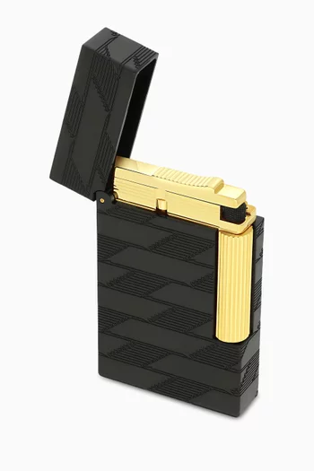 ولاعة لينيا 2 بنقشة غيلوشيه وشعار الأحرف لعام 1872