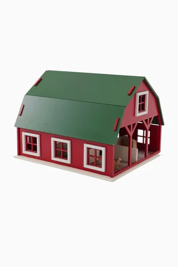 The Dutch Barn Dollhouse in Wood