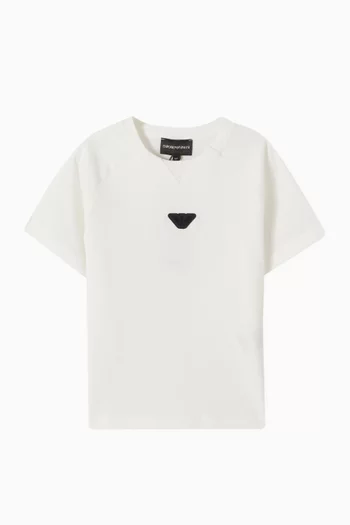 Micro Eagle Logo T-shirt in Cotton-jersey