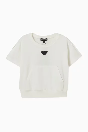 Micro Eagle Patch Pocket T-shirt in Cotton