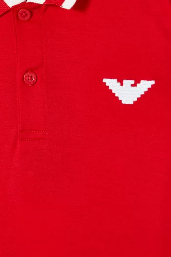 Eagle Logo Polo T-shirt in Cotton