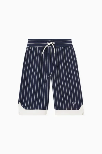 Striped Shorts in Cotton