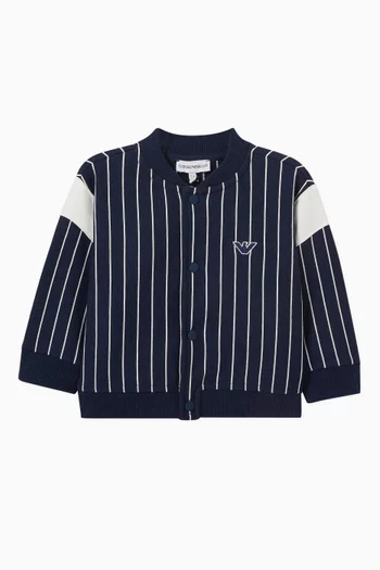 Striped Sweatshirt in Cotton