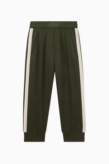 Loose Logo Sweatpants in Cotton