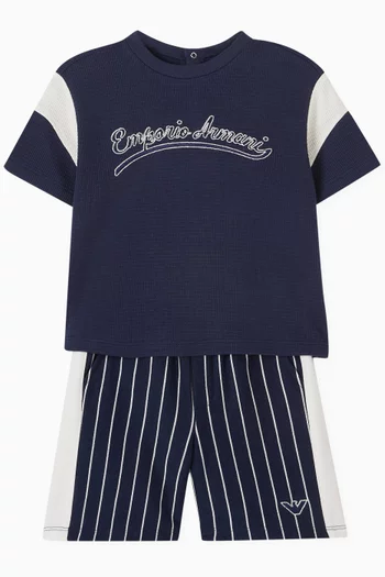 Striped Shorts in Cotton