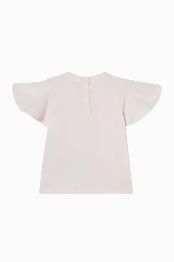 تي شيرت فانتازي بطبعة زهرة